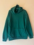 Зелен дамски суитшърт с качулка и голям джоб отпред посредата L размер 💚💚💚, снимка 1