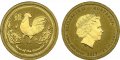 Юбилейна Златна Австралийска монета "Годината на петела" 2017, снимка 1 - Нумизматика и бонистика - 34893794