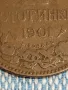 Стара монета 2 стотинки 1901г. Княжество България рядка за КОЛЕКЦИОНЕРИ 48286, снимка 4