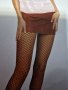 Стилен чорапогащник мрежа  в бежово 20 den, снимка 2