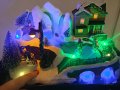 Уникална коледна къща и езерце за кънки с LED светлина и музика.Christmas Village, снимка 3