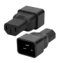 Преходник IEC 320 C20 Male To C13 3-Pin Female, снимка 1