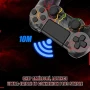 контролер за PS4,RGB безж контролер Pro контролер с LED светлина,3.5 мм аудио жак,двойна вибрация, снимка 9
