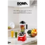  Кухненски робот 6в1 Boma BM 777 1500W Блендер Чопър Фрешка Кафе мелачка Мултифункционален уред , снимка 2