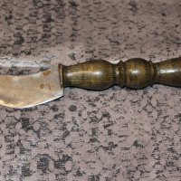 стар нож със дървена дръжка , снимка 5 - Антикварни и старинни предмети - 38274616