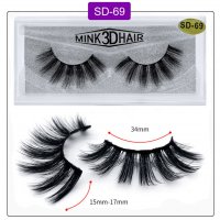 Последни бройки ! Mink 3D Hair False Eyelashes Изкуствени мигли, снимка 6 - Декоративна козметика - 30456912