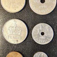 Лот монети Норвегия в добро състояние, снимка 1 - Нумизматика и бонистика - 40048495