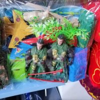 Детски военен комплект с войници и военна техника , снимка 3 - Фигурки - 38665822
