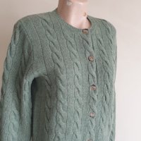 POLO Ralph Lauren Cable Wool / Cashmere Cardigan Knit Womens Size M НОВО! ОРИГИНАЛ! Дамски Пуловер -, снимка 3 - Жилетки - 44459238