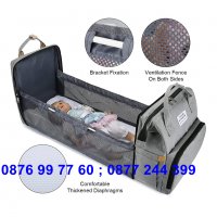 Чанта за количка тип раница с повивалник - Раница за бебешки принадлежности - КОД 3696, снимка 2 - За бебешки колички - 36789382