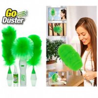 Електрическа етка за почистване на прах Go Duster с 3 накрайника, снимка 1 - Други стоки за дома - 31420477