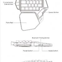 Геймърска 30% клавиатура за една ръка-85лв, снимка 7 - Клавиатури и мишки - 35458025