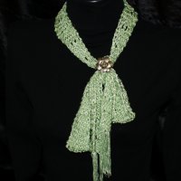 Дамски шал ръчно плетиво /плетиво подарък hand made/, снимка 3 - Шалове - 35141701
