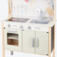 Детска кухня - Mini Matters - дървена кухня - със светлина и звук -, снимка 1 - Други - 42843217
