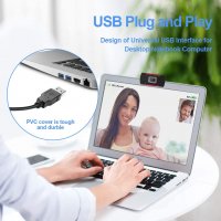 Нова USB Уеб камера за компютър, лаптоп с микрофон 720p , снимка 4 - Други - 36826382
