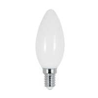 Лампа свещ, LED, клас F, цокъл E14, 220V, 6W, 4000K, снимка 1 - Крушки - 42545014