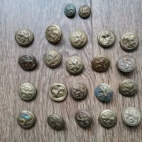 войнишки копчета с лъвчета, снимка 1 - Антикварни и старинни предмети - 31866546