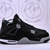 Nike Jordan Retro 4 PSG, Pure Money, Black Canvas, снимка 12 - Спортни обувки - 39215036