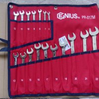 Genius tools 17 броя Гаечни ключове комплект Хром Ванадий made in canada, снимка 1 - Ключове - 42280473