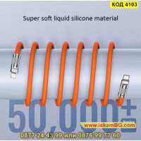 USB Type C към Type C кабел със силиконово покритие и дължина 2 метра - КОД 4103, снимка 4 - Друга електроника - 44713876