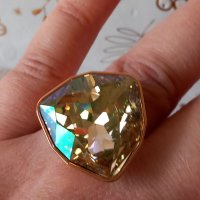 Дамски пръстен с кристал. Различни цветове., снимка 4 - Пръстени - 37760142