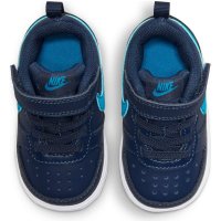 Бебешки спортни обувки NIKE COURT BOROUGH Сини, снимка 5 - Бебешки обувки - 33844138