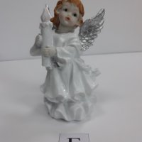 Ангел изправен със свещ- Модел Б, снимка 1 - Статуетки - 37925933
