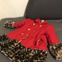 Зимно топло  детско палто за момиче 5 години, снимка 1 - Детски якета и елеци - 35291019