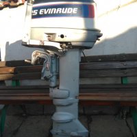 Продавам извънбордов двигател EVINRUDE 25HP, внос от Италия за части, снимка 2 - Воден транспорт - 35345311