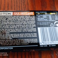 TDK SA-X 90, снимка 2 - Аудио касети - 40147684