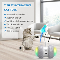 Интелигентни интерактивни играчки за котки,Автоматични котешки играчки,Интерактивни за котки, снимка 4 - За котки - 44766937