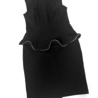 Черна рокля LUCY, размер М, снимка 1 - Рокли - 42765409
