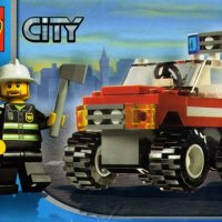Lego 7241 Fire Car Лего 7241 Пожарна кола, снимка 1 - Конструктори - 42769092