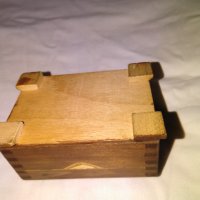 Дървени кутии за бижута и други неща  байцвана и лакирана от соца нови-100х70х55мм, снимка 5 - Колекции - 30698856