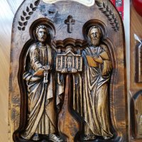 Икона св.св.Петър и Павел, снимка 11 - Дърводелски услуги - 21493329