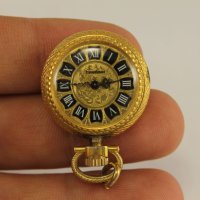 Швейцарски Дамски Джобен Часовник CENTAUR Механичен, снимка 8 - Антикварни и старинни предмети - 44192801