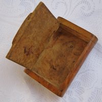 Стогодишна дървена кутия за цигари, снимка 2 - Антикварни и старинни предмети - 29185863