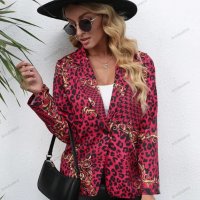 Ежедневно дамско сако с леопардов принт, 3цвята - 023, снимка 9 - Сака - 39713366