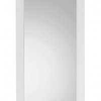 Огледало HUGO с дървена рамка бяло със сиви оттенъци 45x100 см РАЗПРОДАЖБА, снимка 2 - Огледала - 35244551