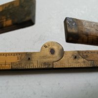 Стара измервателна линийка , снимка 10 - Антикварни и старинни предмети - 31055262