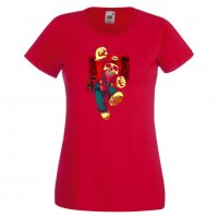  Дамска тениска Mario Zombie Игра,Изненада,Подарък,Празник,Повод, снимка 5 - Тениски - 37243385