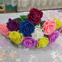 Рози, снимка 10 - Изкуствени цветя - 44242384