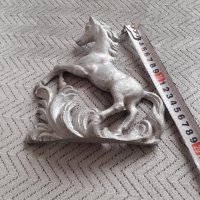 Стара алуминиева отливка Кон,Конче, снимка 3 - Други ценни предмети - 31182475