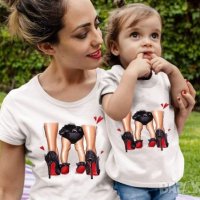Комплект тениски за цялото семейство мама тате бебе, снимка 10 - Детски комплекти - 29251173