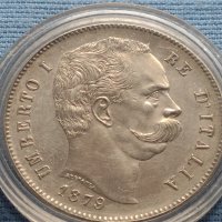 Монета РЕПЛИКА 5 лири 1879г. ИТАЛИЯ Умберто първи 36415, снимка 7 - Нумизматика и бонистика - 42711222