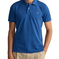 gant polo shirt - страхотна мъжка тениска Л размер , снимка 1 - Тениски - 40486507