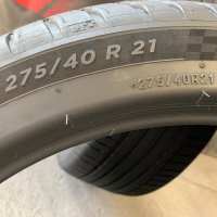 275 40 21, Летни гуми, Michelin PilotSport4SUVZP, 2 броя, снимка 6 - Гуми и джанти - 44329195