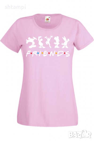 Дамска Тениска Mickey Friends,Изненада,Повод,Подарък,Празник, снимка 1