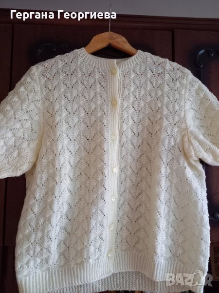 Дамска плетена жилетка, снимка 1