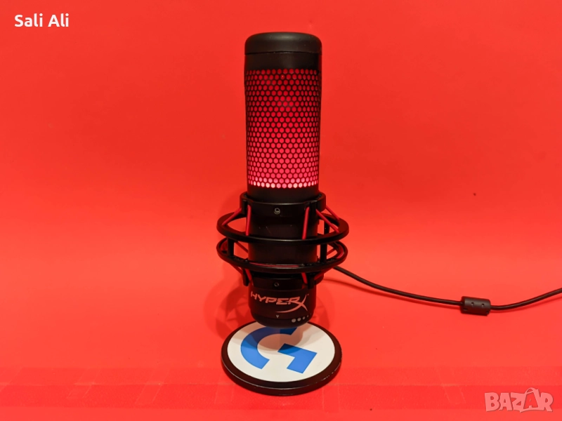 HyperX QuadCast USB Микрофон за Стрийминг, Гейминг, PC, Подкаст, снимка 1